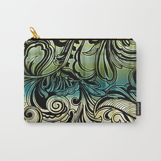 Swirl and Curl Carry-All Pouch