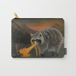 Fire Breathing Raccoon Carry-All Pouch