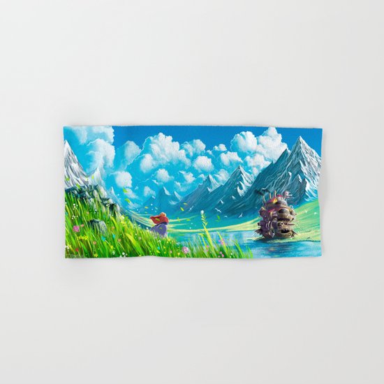 Howls Moving Castle Hand & Bath Towel