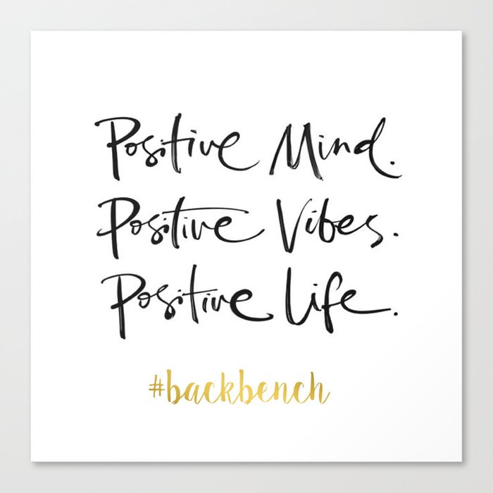 Printable Art Positive Mind Positive Vibes Positive Life Wall