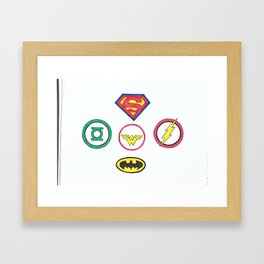 Dawn of the Justice League Framed Art Print
