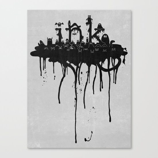 ink Canvas Print