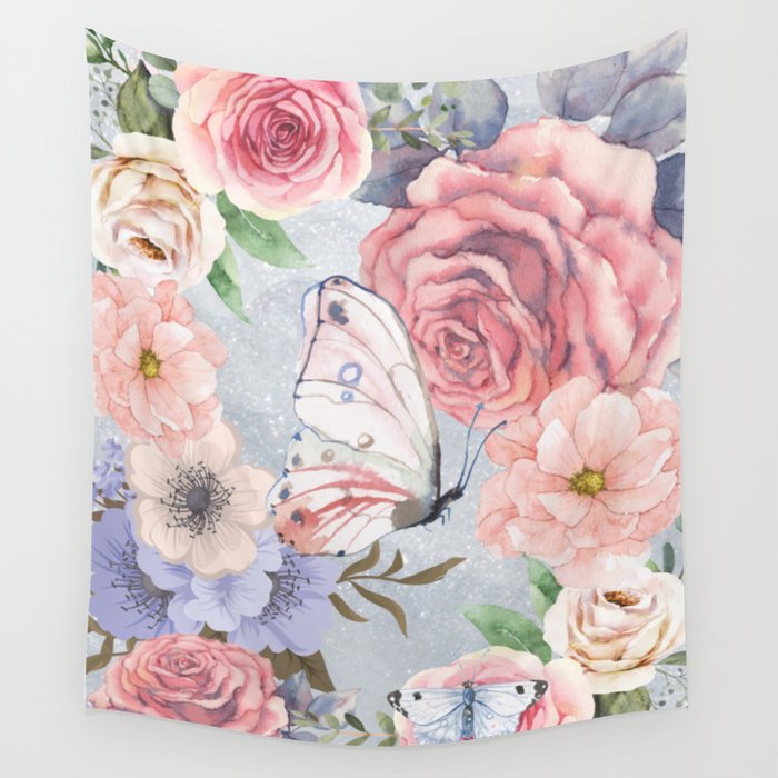 Roses &  Wall Tapestry