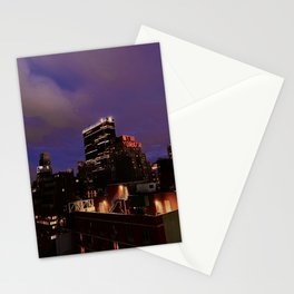 new york skyline Stationery Card