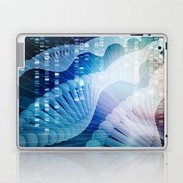 DNA Molecule Helix Science Abstract Background Art Laptop Skin