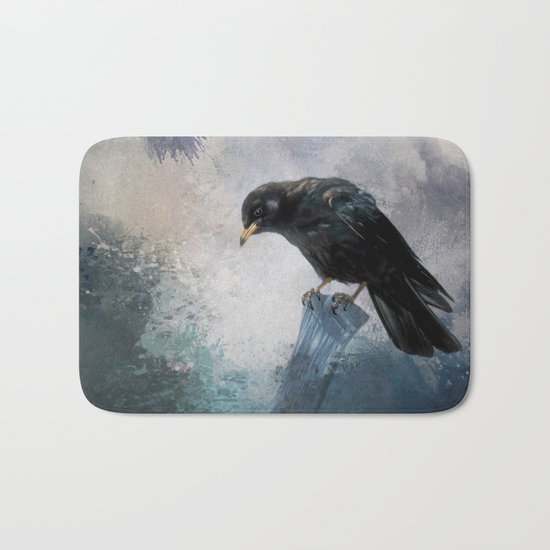 Black Crow Bath Mat