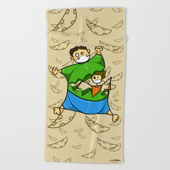 Happy Easter Beach Towel