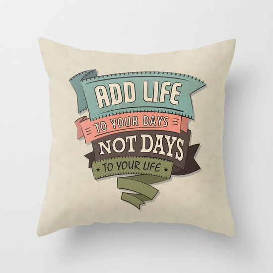 Life Throw Pillow