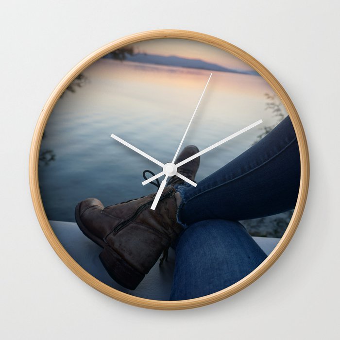 On the Road Wall Clock