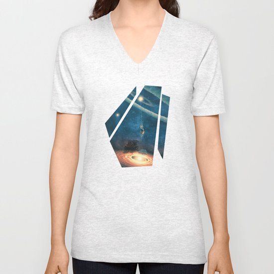 My dream house is in another galaxy Unisex V-Neck
