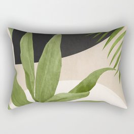 Abstract Art Tropical Leaf 11 Rectangular Pillow