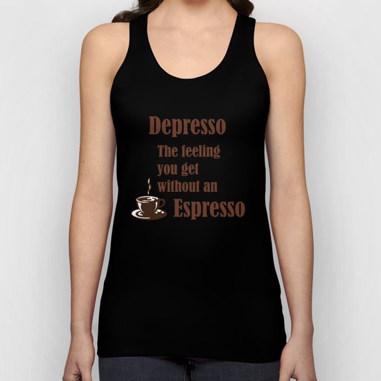 Espresso Unisex Tank Top