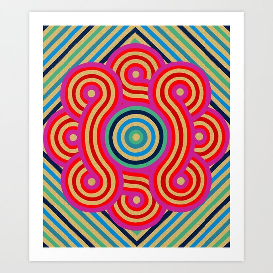 Cosmic Vibrations Within Art Print
