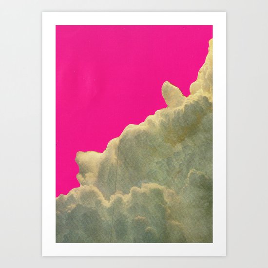 collage Collaboration with Hugo Barros Art Print