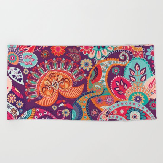 Shabby flowers #27 Beach Towel
