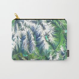 Sea To Sky Carry-All Pouch | Whistler, Map, Painting, Landscape, Jessagilbert, Canada, Mountains, Snow, Whistlerblackcomb, Skiing 