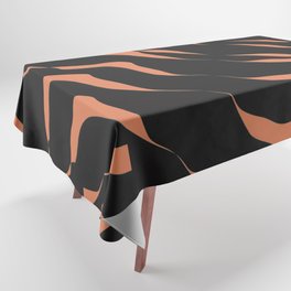 Scandinavian wave pattern 04 Tablecloth