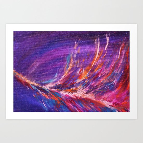 Ablaze Art Print