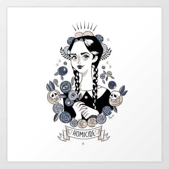 ♦ Wednesday ♦ Art Print