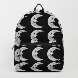 Scary halloween moon Backpack