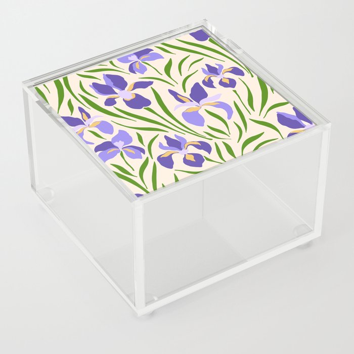 Iris Flower Gallery Acrylic Box