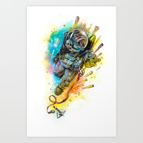 Houston we have a problem Art Print