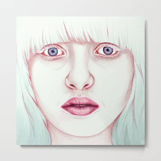 GIRL Metal Print