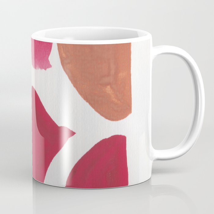 36   | 190408 Red Abstract Watercolour Coffee Mug
