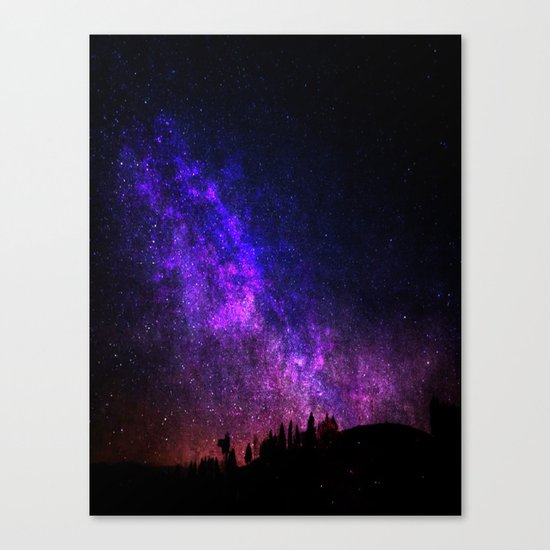 Galaxy Shower Canvas Print