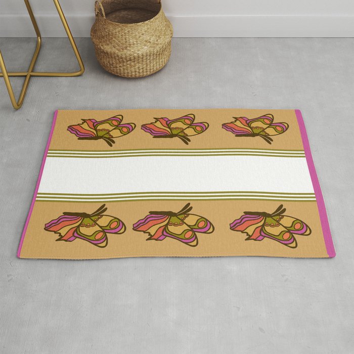 Butterfly Flutters By Rug