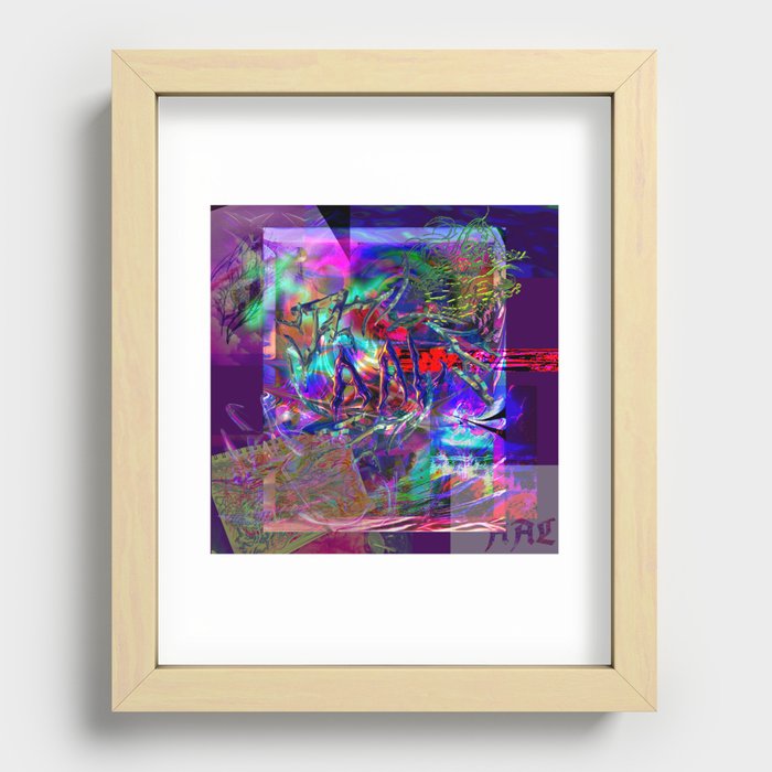 X Recessed Framed Print