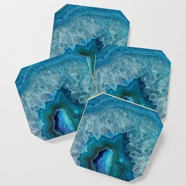Agate Crystal Slice Coaster