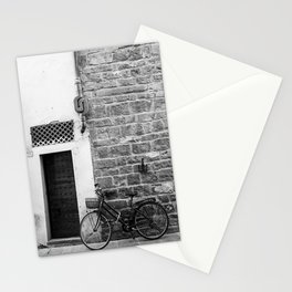 Florence Bicycle in B+W  |  Travel Photography Stationery Card
