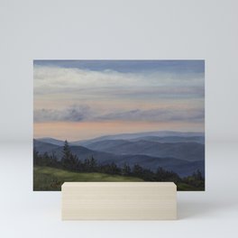 Days End- Blue Ridge Mountains Mini Art Print