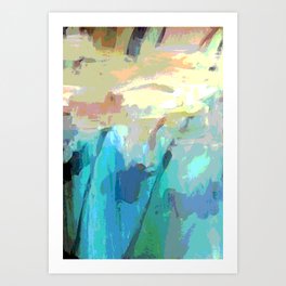 Blue Morpho II Art Print