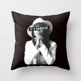 Olivia Pope Scandal It's Handled Throw Pillow