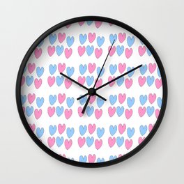 hearts 3-heart,love,romantism,girl,sweet,women,romantic,cute,beauty Wall Clock
