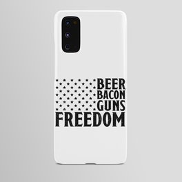 Beer Bacon Freedom America Android Case