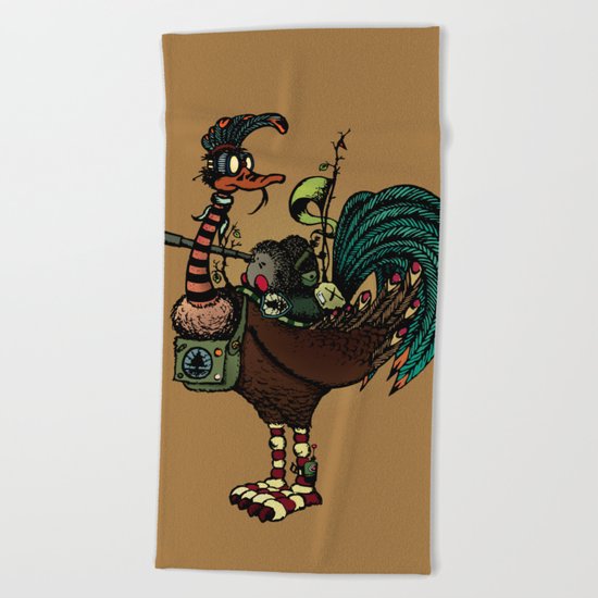 Nature warriors: Scouts Beach Towel