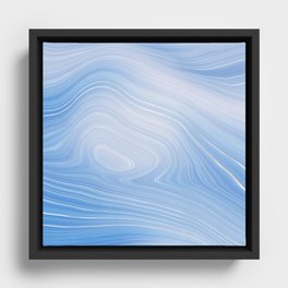 Beautiful Cloud  Pattern Framed Canvas