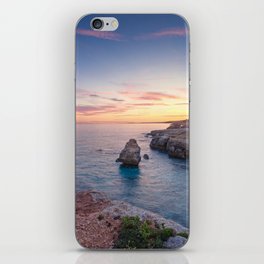 Spain Photography - Sunset Over Atalis Beach iPhone Skin