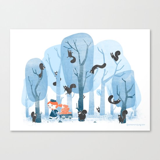 Squinjas! Canvas Print