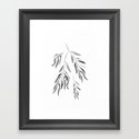 Eucalyptus Branches Ii Black And White Wall Tapestry By