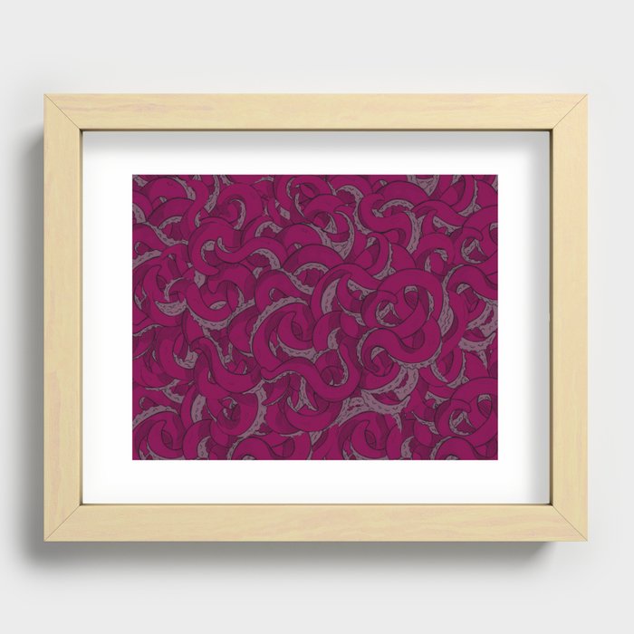 octopus texture Recessed Framed Print