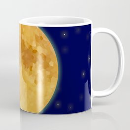 Starry Night Full Moon Coffee Mug