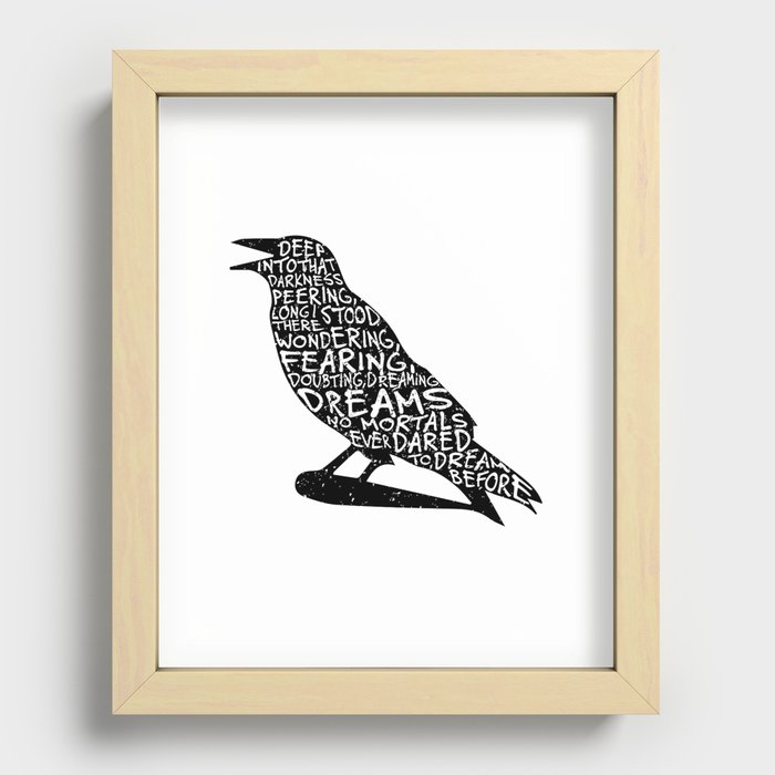 Nevermore Recessed Framed Print