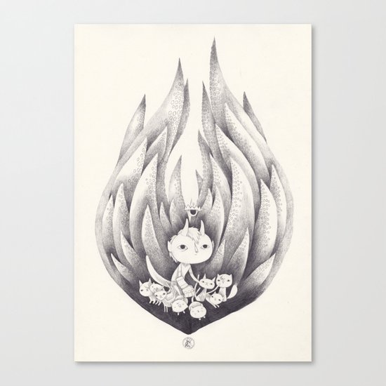 hellboy Canvas Print
