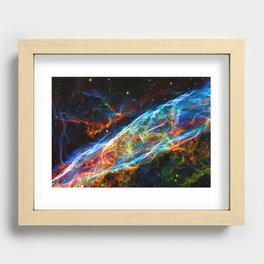 Veil Nebula Supernova Remnant Recessed Framed Print