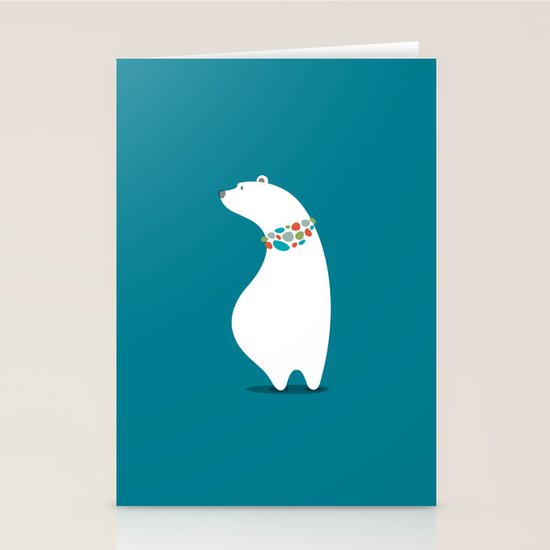 Polar Bear Stationery Cards