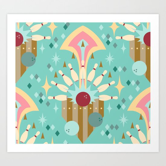 Bowling Art Print